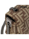 Baguette Chain Medium Shoulder Bag Brown - FENDI - BALAAN 6