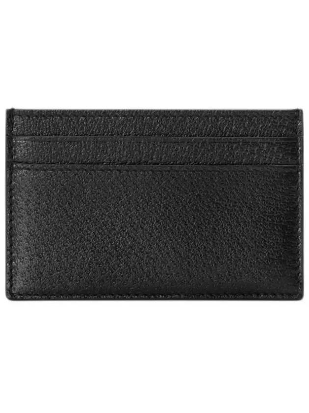 Gold Hardware GG Marmont Card Wallet Black - GUCCI - BALAAN 4