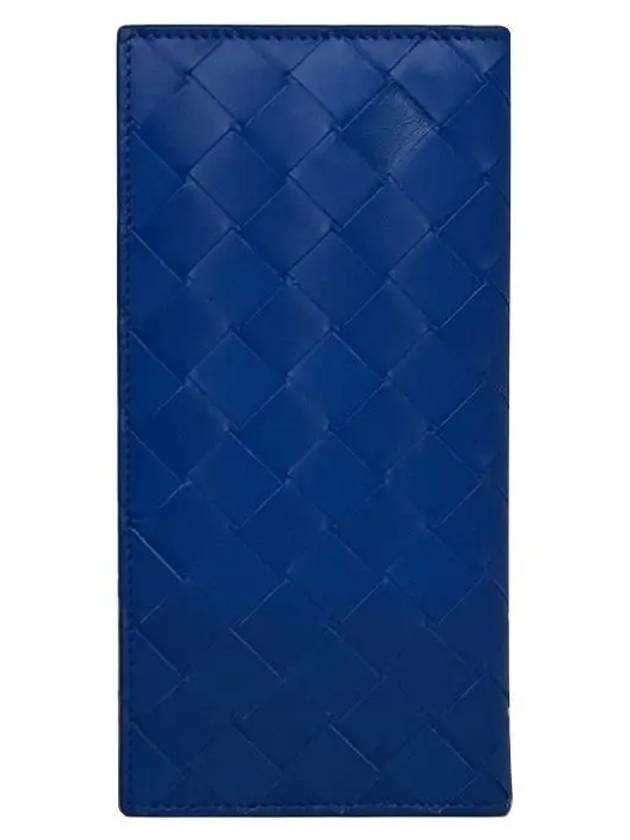 Intrecciato Slim Long Wallet Blue - BOTTEGA VENETA - BALAAN 3