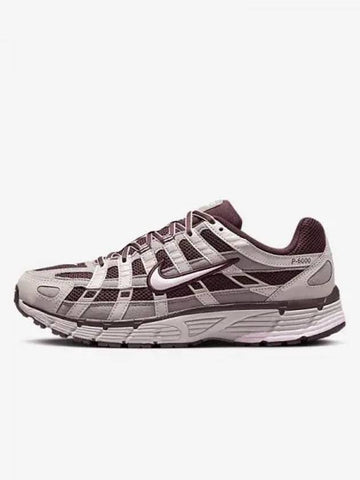 P 6000 Women Sneakers Burgundy Crush Taupe Gray Platinum Violet Pink Foam HV2522 600 725661 - NIKE - BALAAN 1