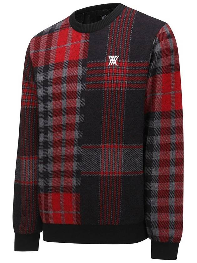 Official MEN CHECK POINT SWEATER BK - ANEWGOLF - BALAAN 3