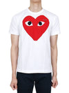 Double Heart Short Sleeve T-Shirt White - COMME DES GARCONS - BALAAN 2