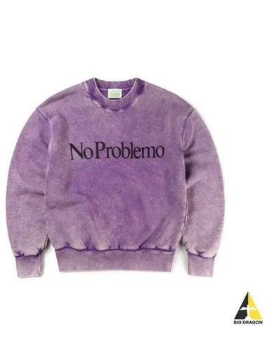 U ACID NO PROBLEMO SWEATSHIRT PURPLE - ARIES - BALAAN 1