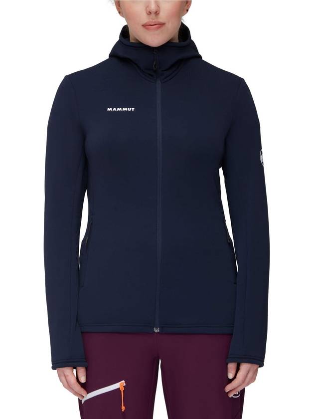 Women's Aconcagua Light ML Hooded Jacket Navy - MAMMUT - BALAAN 4