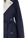 11th Anniversary Semele Trench Coat Navy 60210402 005 - MAX MARA - BALAAN 4