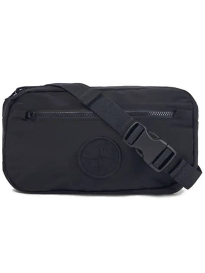 Logo Nylon Belt Bag Black - STONE ISLAND - BALAAN 2