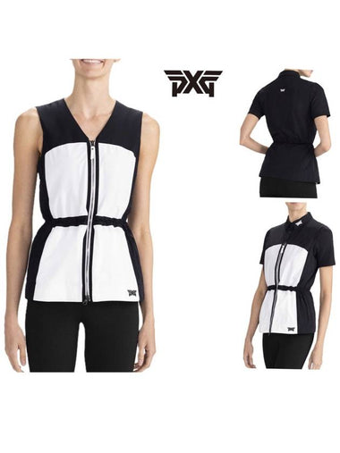 golf wear color block V-neck vestvest - PXG - BALAAN 1