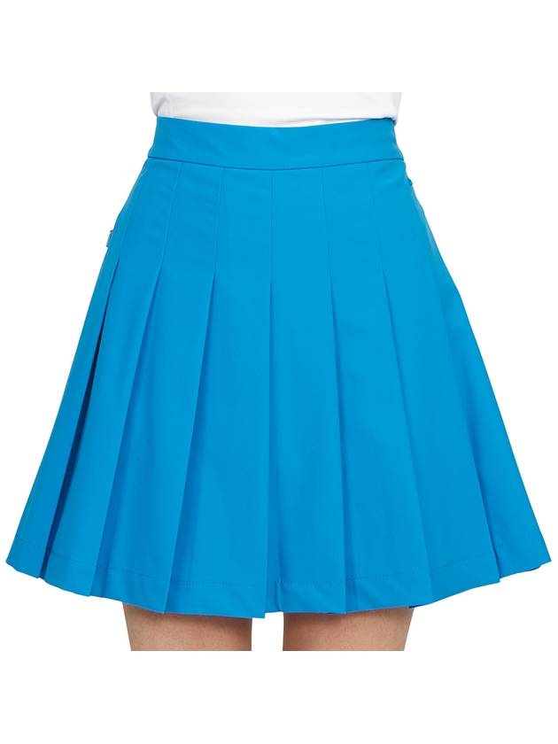 Women's Adina Golf Skirt Brilliant Blue - J.LINDEBERG - BALAAN 7