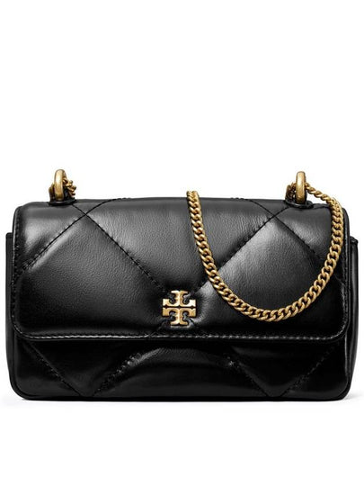 Kira Diamond Quilted Flap Cross Bag Black - TORY BURCH - BALAAN 2