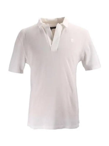 PIQUET SUPERLIGHT Polo Men's Shirt White 160003 001 - HYDROGEN - BALAAN 1