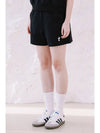 Woman Hank Logo Shorts Black - MACASITE - BALAAN 6