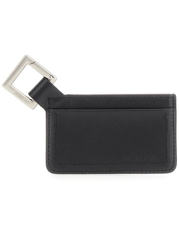 Le Porte Cartes Cuerda Card Wallet Black - JACQUEMUS - BALAAN 7