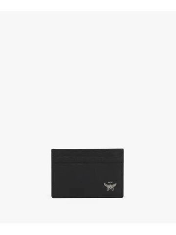 Himmel Embossed Leather Card Case MXAEAAC01BK - MCM - BALAAN 1