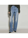 Denim Straight Pants 760009 Y04PG4599 BLUE - SAINT LAURENT - BALAAN 2