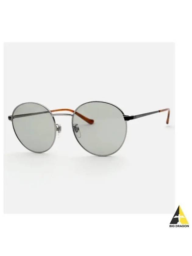 Eyewear Round Metal Sunglasses Gray - GUCCI - BALAAN 2