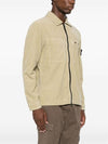 Organic Cotton Corduroy Zip-Up Jacket Beige - STONE ISLAND - BALAAN 5