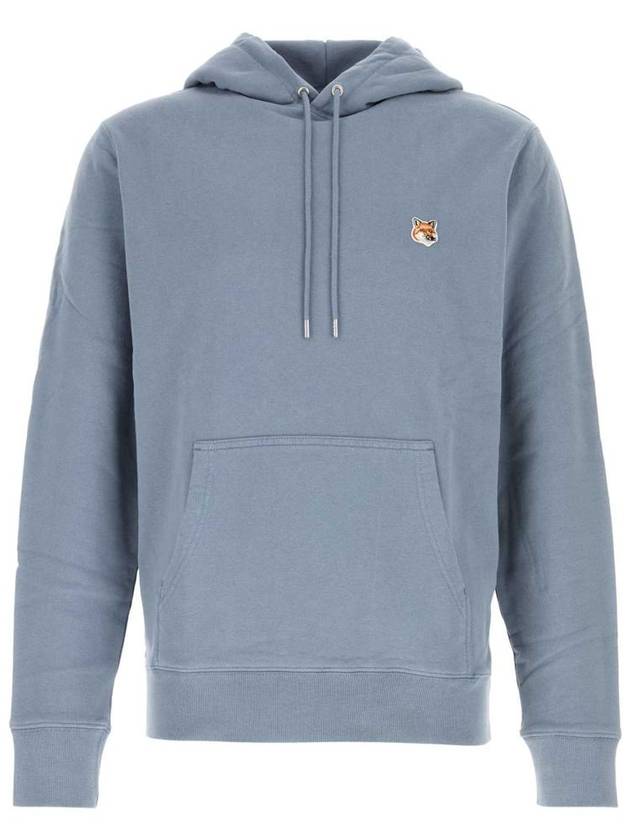 Fox Head Patch Regular Hoodie Light Blue - MAISON KITSUNE - BALAAN 2