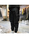 Re-Nylon Buckle Strap Pocket Track Pants Black - PRADA - BALAAN 4