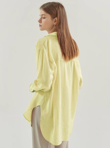 Boxy box color loose fit shirt blouse_yellow - ARIFF - BALAAN 1