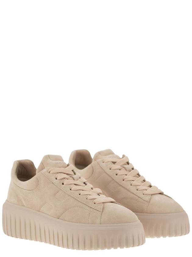 Suede H-Stripes trainers - HOGAN - BALAAN 4