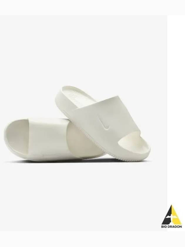 Calm Slide Slippers White - NIKE - BALAAN 2