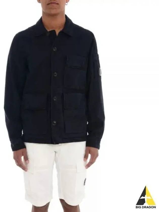 Microreps Diamond Peach Jacket Navy - CP COMPANY - BALAAN 2