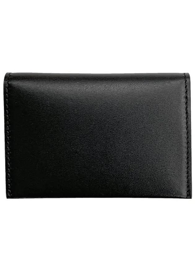 Folded Leather Card Wallet Black - ACNE STUDIOS - BALAAN 3