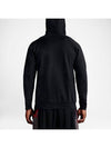 01724786010JordanFleece Hooded Zip JacketBlack - NIKE - BALAAN 4