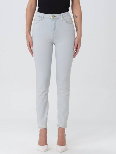 Jeans Pinko in denim con logo ricamato - PINKO - BALAAN 1