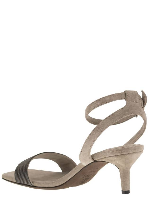 Sandals MZSFC2700 C8275 STONE - BRUNELLO CUCINELLI - BALAAN 4