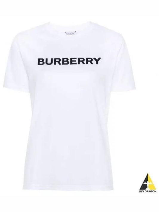 Logo Cotton Short Sleeve T-Shirt White - BURBERRY - BALAAN 2