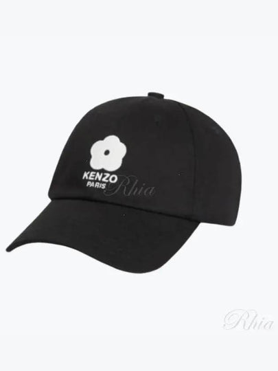 Utility Boke Flower Embroidery Ball Cap Black - KENZO - BALAAN 2