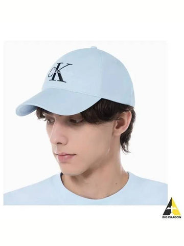 JEANS Unisex Sky Blue CKJ Monogram Ball Cap HX0339 494 - CALVIN KLEIN - BALAAN 1