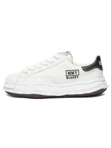 A08FW735 WH Blakey OG Sole Canvas Low Top Sneakers White Shoes TJ 270803 - MAISON MIHARA YASUHIRO - BALAAN 1