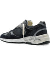 Running Leather Mesh Suede Low Top Sneakers Dark Blue - GOLDEN GOOSE - BALAAN 5