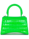 Hourglass Tote Bag Green - BALENCIAGA - BALAAN.