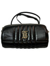 Lola Barrel Leather Cross Bag Black - BURBERRY - BALAAN 2