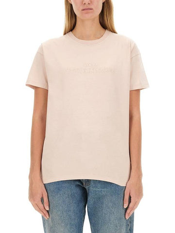 T-SHIRT WITH LOGO - MAISON MARGIELA - BALAAN 1