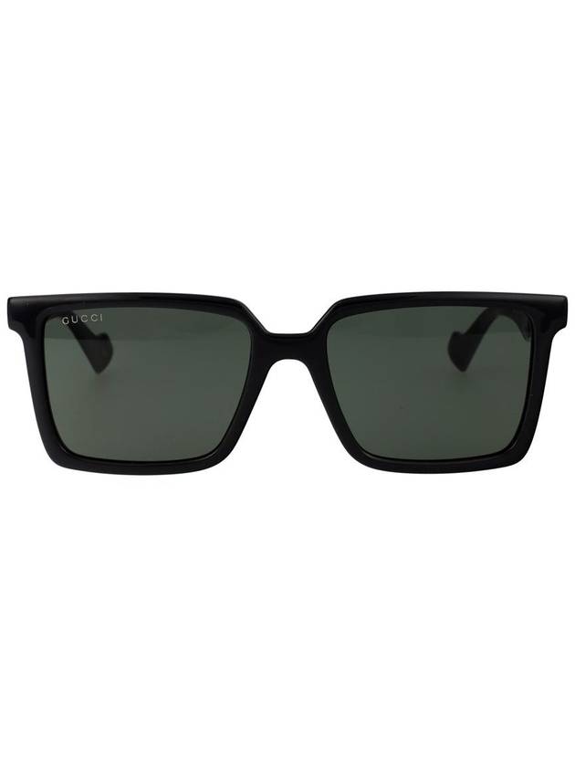 Eyewear Rectangular Frame Sunglasses AA672412OM - GUCCI - BALAAN 2