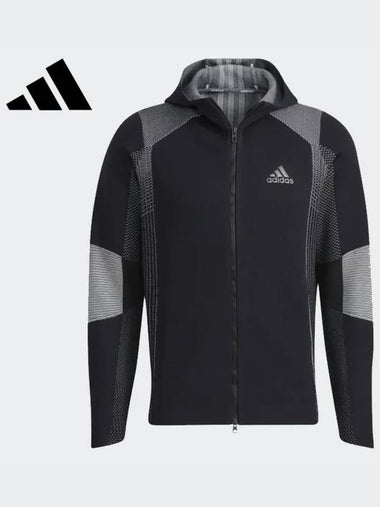 HB3591 Statement Prime Knit Hooded Jacket - ADIDAS GOLF - BALAAN 1