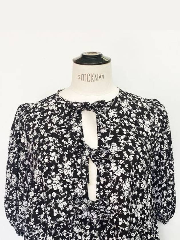 Women's Flower Pattern Blouse - GANNI - BALAAN 4