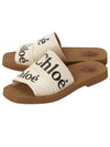 Woody Logo Print Mule White CHC19U1880810136W - CHLOE - BALAAN 2