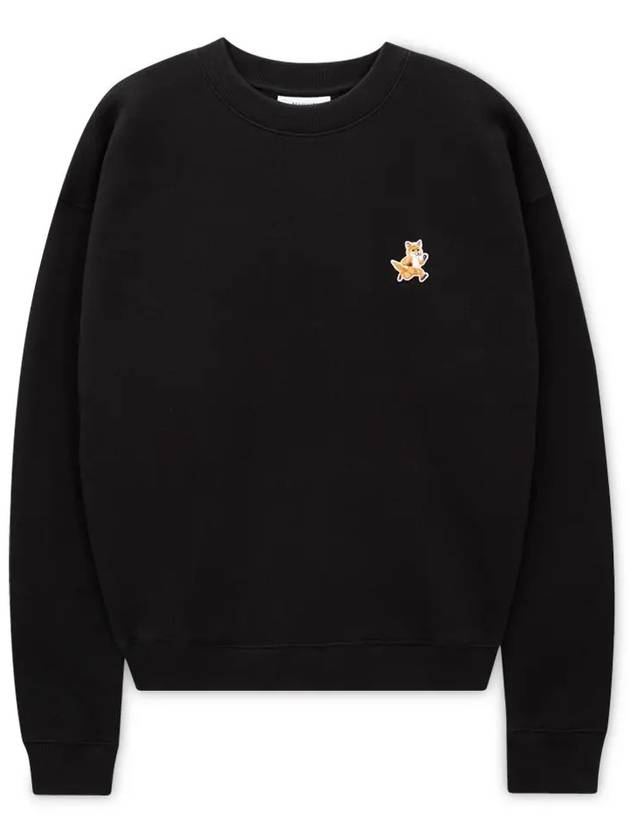 Women s Speedy Fox Black Sweatshirt MW00309KM0307 BK - MAISON KITSUNE - BALAAN 3