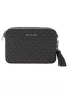 Ginny Medium Logo Cross Bag Black - MICHAEL KORS - BALAAN 3