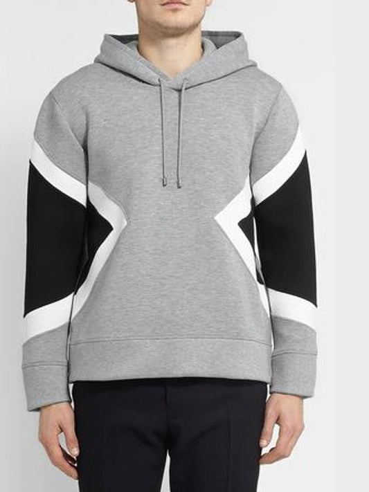 Neil Barrett Gray Hooded Sweatshirt - NEIL BARRETT - BALAAN 1