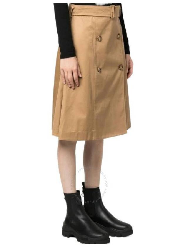 Short Skirt 8072535A1420 CAMEL NUDE NEUTRALS - BURBERRY - BALAAN 4