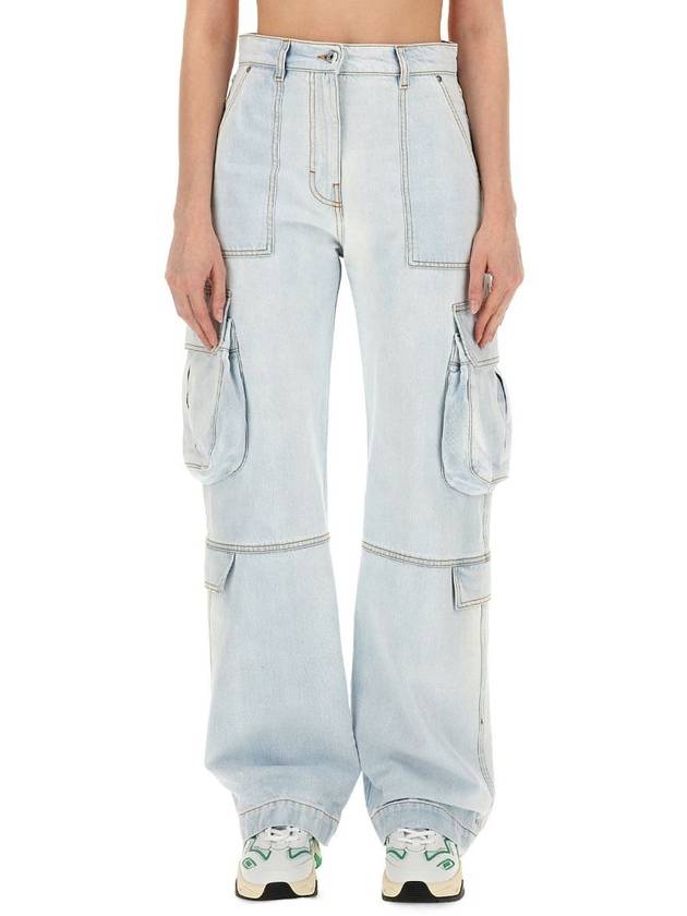 Denim Straight Pants 3641MDP254L 24726982 DENIM - MSGM - BALAAN 2