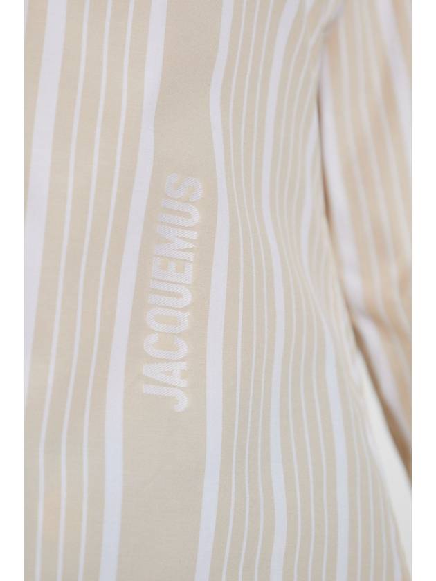 Jacquemus Shirt With Logo, Women's, Beige - JACQUEMUS - BALAAN 5