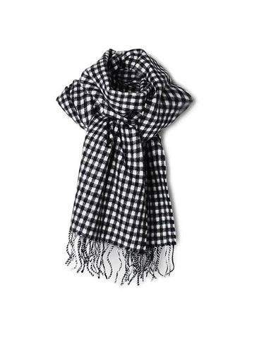 Harry Wool Check Muffle Black - A.P.C. - BALAAN 1