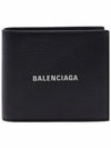 Logo Print Half Wallet Black - BALENCIAGA - BALAAN 3